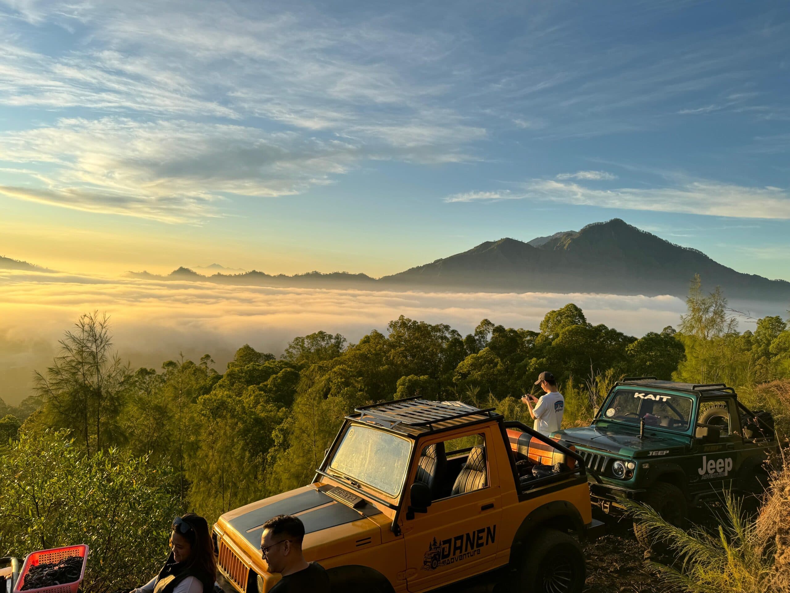 バリ島・キンタマーニ高原の朝景色